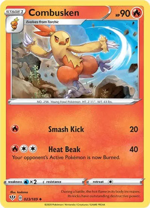 Combusken Darkness Ablaze Uncommon 023/189