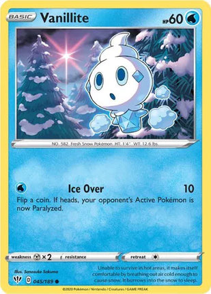 Vanillite Darkness Ablaze Common 045/189