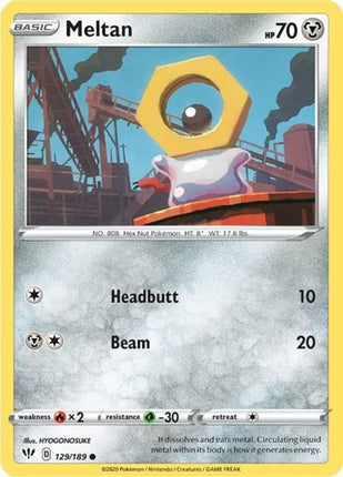 Meltan Darkness Ablaze Common 129/189