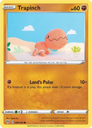 Trapinch Darkness Ablaze Common 089/189