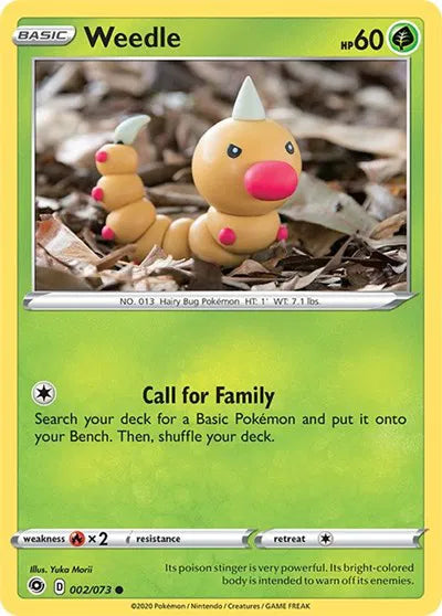 Weedle Champion's Path Common 02/73