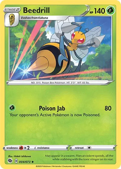 Beedrill Champion's Path Uncommon 04/73