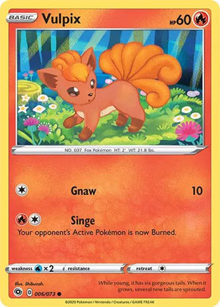 Vulpix Champion's Path Common 06/73