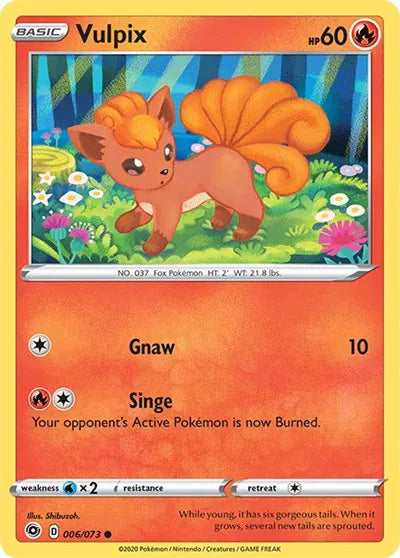 Vulpix Champion's Path Common 06/73