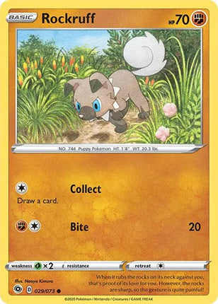 Rockruff Champion's Path Common 029/73