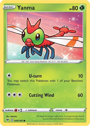 Yanma Vivid Voltage Common 006/185 Reverse Holofoil