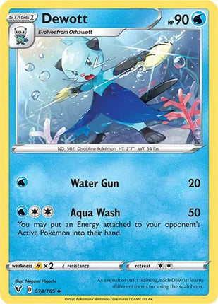 Dewott Uncommon • 034/185 Vivid Voltage