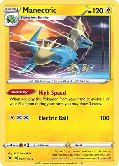 Manectric Vivid Voltage Rare 052/185