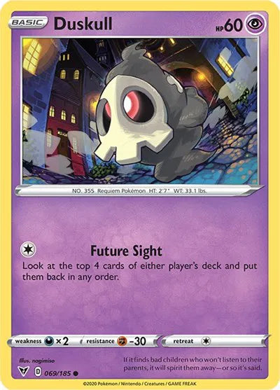 Duskull Vivid Voltage Common 069/185