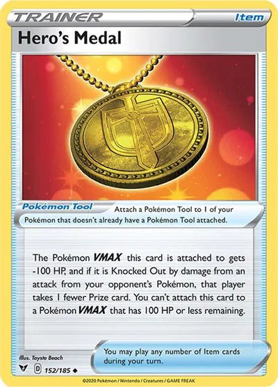 Hero's Medal Vivid Voltage Uncommon 152/185