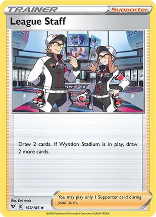 League Staff Vivid Voltage Uncommon 153/185