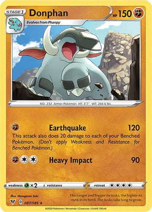Donphan Rare • 087/185 Vivid Voltage