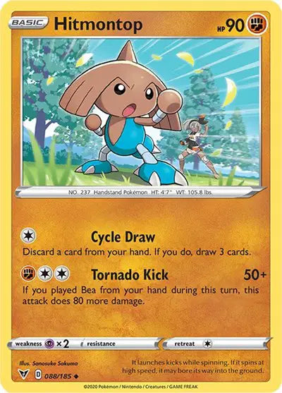 Hitmontop Uncommon • 088/185 Vivid Voltage