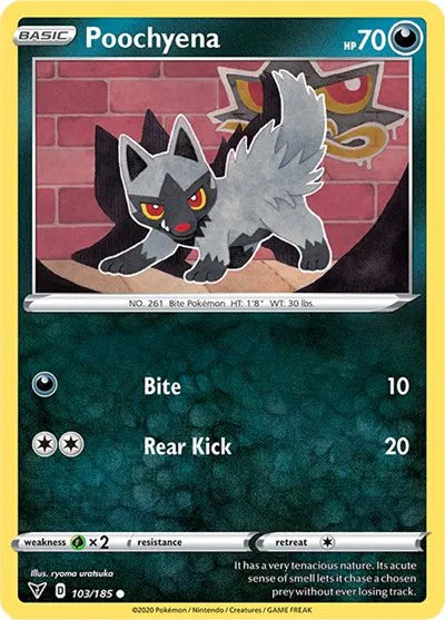 Poochyena Vivid Voltage Common 103/185