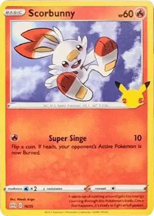 Scorbunny Promo • 16/25 McDonald's 25th Anniversary Promos