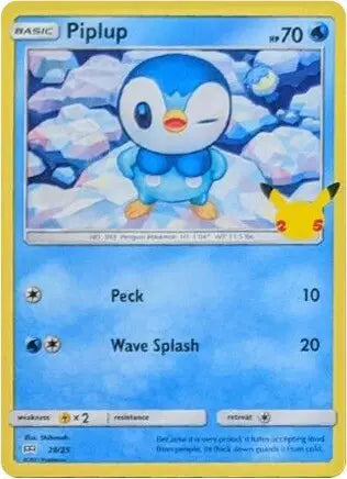 Piplup Promo • 20/25 McDonald's 25th Anniversary Promos