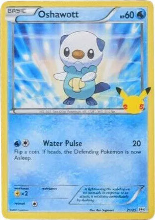 Oshawott McDonald's 25th Anniversary Promos Promo 21/25