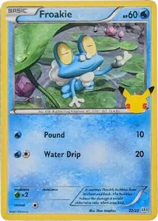 Froakie Promo • 22/25 McDonald's 25th Anniversary Promos