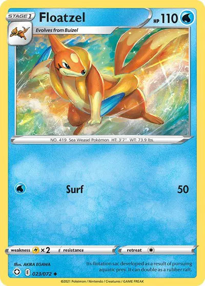 Floatzel Shining Fates Uncommon 023/072