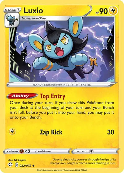 Luxio Shining Fates Uncommon 032/072