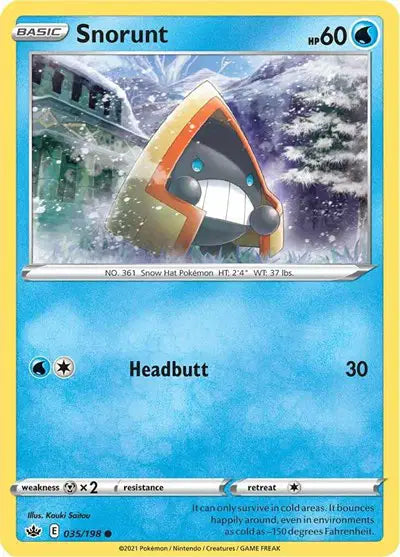 Snorunt Common • 035/198 Chilling Reign
