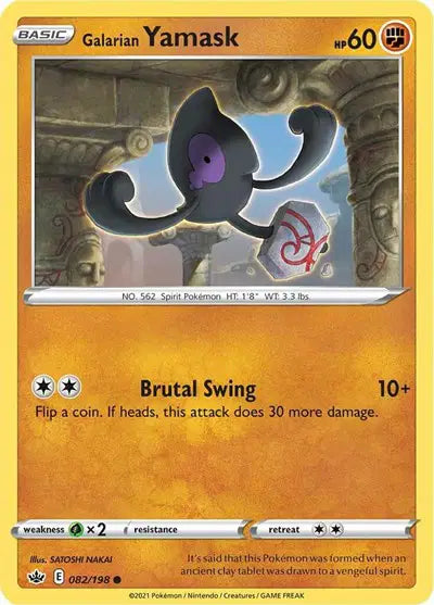 Galarian Yamask Common • 082/198 Chilling Reign