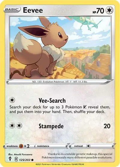 Eevee Common • 125/203 Evolving Skies
