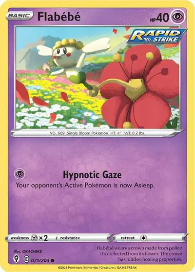 Flabebe Common • 071/203 Evolving Skies