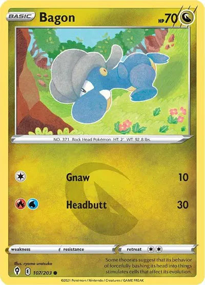 Bagon Evolving Skies Common 107/203