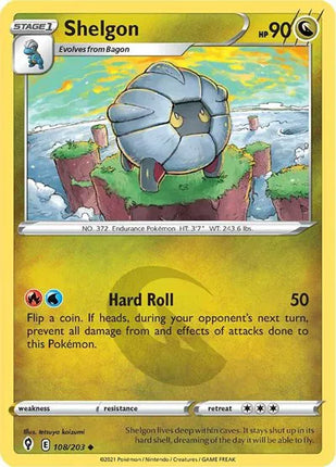 Shelgon Evolving Skies Uncommon 108/203