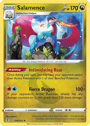 Salamence Holo Rare • 109/203 Evolving Skies