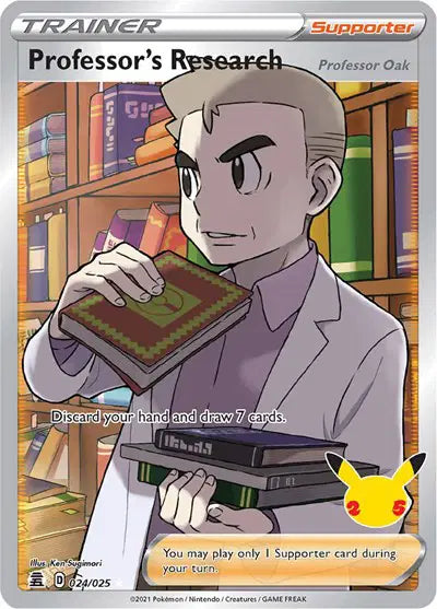Professor's Research (Full Art) Ultra Rare • 024/025 Celebrations