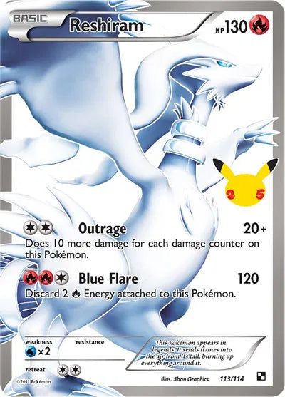 Reshiram Celebrations: Classic Collection Classic Collection 113/114