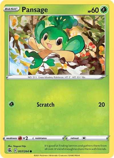 Pansage Common • 007/264 Fusion Strike