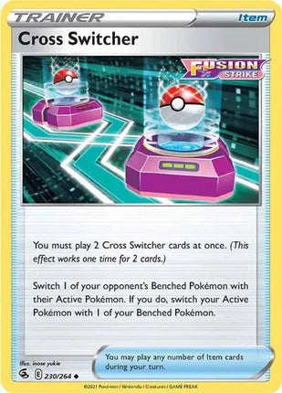 Cross Switcher Uncommon • 230/264 Fusion Strike Reverse Holofoil