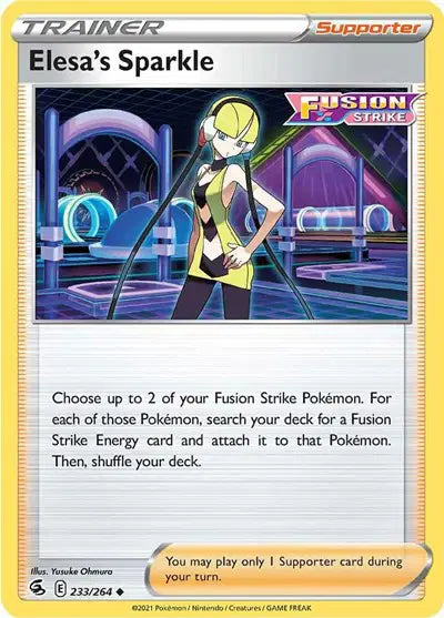 Elesa's Sparkle Uncommon • 233/264 Fusion Strike