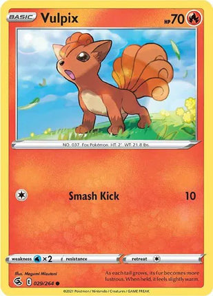Vulpix (29) Fusion Strike Common 029/264