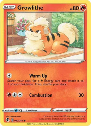 Growlithe Common • 032/264 Fusion Strike