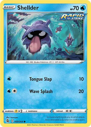 Shellder Common • 050/264 Fusion Strike