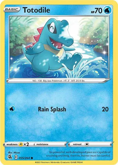 Totodile Fusion Strike Common 055/264