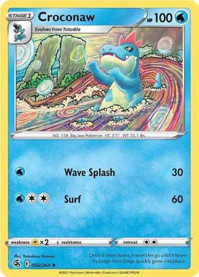 Croconaw Uncommon • 056/264 Fusion Strike
