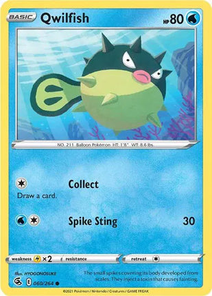 Qwilfish Fusion Strike Common 060/264