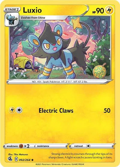 Luxio Fusion Strike Uncommon 092/264