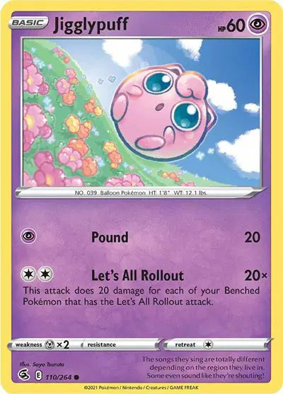 Jigglypuff Common • 110/264 Fusion Strike