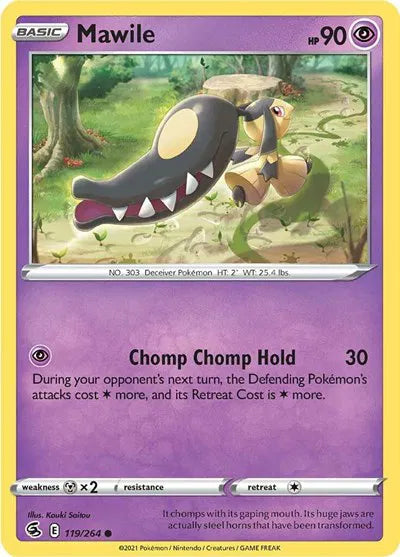 Mawile Fusion Strike Common 119/264 Reverse Holofoil