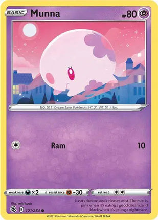 Munna  Common • 121/264 Fusion Strike Reverse Holofoil