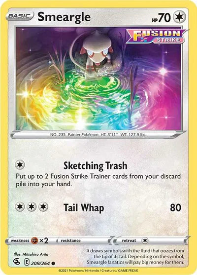 Smeargle Fusion Strike Common 209/264