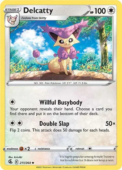 Delcatty Uncommon • 211/264 Fusion Strike