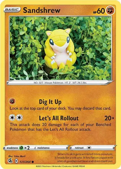 Sandshrew Common • 131/264 Fusion Strike
