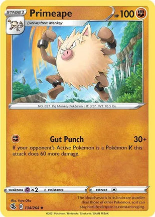 Primeape Fusion Strike Uncommon 134/264